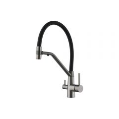 Смеситель для кухни под фильтр питьевой воды Fmark (Фмарк) FS1462-Q01, графит