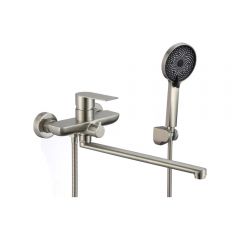 Смеситель для ванны Fmark (Фмарк) FS8824, сатин