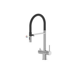 Смеситель для кухни Vieir (Виеир) V15019 под фильтр, гибкий, поворотный, сатин