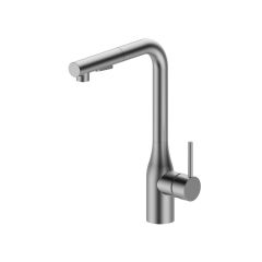 Смеситель для кухни Vieir (Виеир) V15053-G выдвижной,поворотный, графит