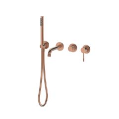 Смеситель для ванны Vieir (Виеир) V403532-R скрытого монтажа, розовое золото