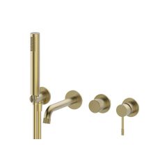 Смеситель для ванны Vieir (Виеир) V403532-S скрытого монтажа, матовое золото