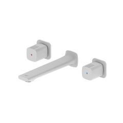 Смеситель для раковины Vieir (Виеир) V473013-F скрытого монтажа, белый