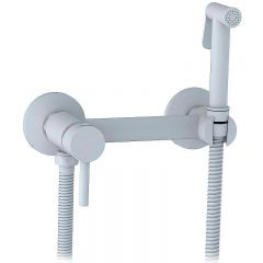 Гигиенический душ со смесителем CeramaLux (Керамалюкс) DRS/005, белый матовый