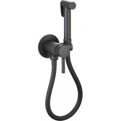 Гигиенический душ со смесителем CeramaLux (Керамалюкс) KRS/001, черный матовый