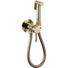 Гигиенический душ со смесителем CeramaLux (Керамалюкс) KRS/002, светлое золото