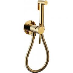 Гигиенический душ со смесителем CeramaLux (Керамалюкс) KRS/003, золото