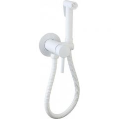 Гигиенический душ со смесителем CeramaLux (Керамалюкс) KRS/005, белый матовый