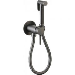 Гигиенический душ со смесителем CeramaLux (Керамалюкс) KRS/008, оружейная сталь