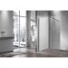 Душевая перегородка Vincea Walk-In VSW-1H600CLGM, 600х2000, вороненая сталь, стекло прозрачное