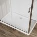 Душевой уголок Vincea City VSR-5CT9012CL, 1200х900 мм (габариты площадки) хром, стекло прозрачное
