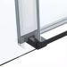 Душевой уголок Vincea Como Soft VSR-1CS8014CLB, 1400х800 мм (габариты площадки) черный, стекло прозрачное