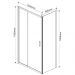 Душевой уголок Vincea Garda VSR-1G9015CLB, 1500х900 мм (габариты площадки) черный, стекло прозрачное