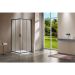 Душевой уголок Vincea (Винчея) Garda VSS-1G1011CLGM, 1100х1000 мм (габариты площадки) вороненая сталь, стекло прозрачное