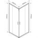Душевой уголок Vincea (Винчея) Garda VSS-1G8090CLGM, 900х800 мм (габариты площадки) вороненая сталь, стекло прозрачное