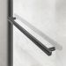 Душевой уголок Vincea Slim Soft VSR-1SS9011CLGM, 1100х900 мм (габариты площадки) вороненая сталь, стекло прозрачное
