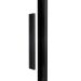 Душевой уголок Vincea Slim Soft VSR-1SS9012CGB, 1200х900 мм (габариты площадки) черный, стекло тонированное