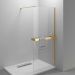 Душевая перегородка Vincea (Винчея) Walk-In HR VSW-4HR900CLG, 900x2000, брашированное золото, стекло прозрачное