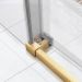 Душевой уголок Vincea Slim Soft VSR-1SS9015CLG, 1500х900, брашированное золото, стекло прозрачное