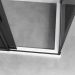 Душевой уголок Vincea (Винчея) Slim-N VSR-4SN8011CGB, 1100х800 мм, черный, стекло тонированное