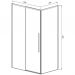 Душевой уголок Vincea Slim-N VSR-4SN8012CGB, 1200х800 мм, черный, стекло тонированное