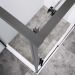 Душевой уголок Vincea Slim-N VSR-4SN9011CLGM, 1100х900 мм, вороненая сталь, стекло прозрачное