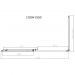 Душевой уголок Vincea (Винчея) Slim-N VSR-4SN9013CGB, 1300х900 мм, черный, стекло тонированное