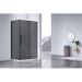 Душевой уголок Vincea (Винчея) Slim-N VSR-4SN9014CGB, 1400х900 мм, черный, стекло тонированное