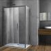 Душевой уголок Vincea (Винчея) Soft VSR-3SO9012CLGM, 1200х900 мм, вороненая сталь, стекло прозрачное