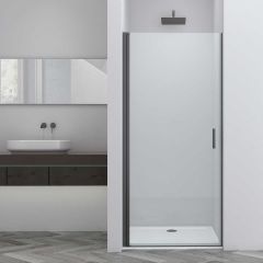 Душевая дверь Vincea Alpha, 900 мм, вороненая сталь, стекло прозрачное VDP-3AL900CLGM