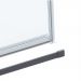 Душевая дверь Vincea Como Soft, 1100 мм,  вороненая сталь, стекло прозрачное VDS-1CS110CLGM