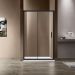 Душевая дверь Vincea Garda, 1250 мм,  черный, стекло прозрачное VDS-1G125CLB