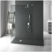 Поддон для душа Vincea из искусственного камня VST-4SR8012A, 1200х800х25, антрацит