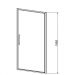 Душевая дверь Vincea Slim 8 мм, черный, стекло прозрачное VDP-4SL100CLB