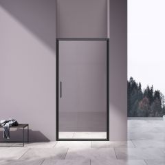 Душевая дверь Vincea Slim 8 мм, черный, стекло прозрачное VDP-4SL900CLB