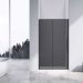 Душевая дверь Vincea (Винчея) Slim-N, 1100 мм, черный, стекло тонированное VDS-4SN110CGB