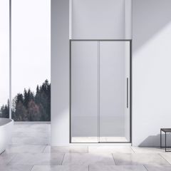 Душевая дверь Vincea Slim-N, 1200 мм,  вороненая сталь, стекло прозрачное VDS-4SN120CLGM