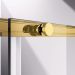 Душевая дверь Vincea Slim-N, 1300 мм,  брашированное золото, стекло прозрачное VDS-4SN130CLG
