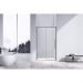 Душевая дверь Vincea Slim-N, 1300 мм,  вороненая сталь, стекло прозрачное VDS-4SN130CLGM