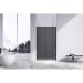 Душевая дверь Vincea (Винчея) Slim-N, 1400 мм, черный, стекло тонированное VDS-4SN140CGB