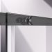Душевая дверь Vincea Slim-N, 1400 мм,  вороненая сталь, стекло прозрачное VDS-4SN140CLGM