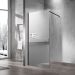 Душевая перегородка Vincea Walk-In, 1000х2000 мм, черный, стекло зеркальное VSW-1H100MRB