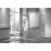 Душевая перегородка Vincea Walk-In, 1000х2000 мм, черный, стекло зеркальное VSW-1H100MRB