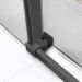 Душевой уголок Vincea Slim Soft, 1500х800 мм (габариты площадки), вороненая сталь, стекло прозрачное VSR-1SS8015CLGM