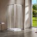 Душевой уголок Vincea (Винчея) Garda VSS-1G900CL, 900х900 мм (габариты площадки) хром, стекло прозрачное