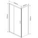Душевой уголок Vincea Garda VSR-1G8014CL, 1400х800 мм (габариты площадки) хром, стекло прозрачное