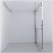 Душевой уголок Vincea Garda VSR-1G8014CL, 1400х800 мм (габариты площадки) хром, стекло прозрачное