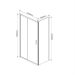 Душевой уголок Vincea Garda VSR-1G9014CL, 1400х900 мм (габариты площадки) хром, стекло прозрачное