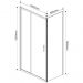 Душевой уголок Vincea Garda VSR-1G9016CH, 1600х900 мм (габариты площадки) хром, стекло шиншилла