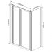 Душевой уголок Vincea (Винчея) Garda VSR-1G8090CL, 900х800 мм (габариты площадки) хром, стекло прозрачное